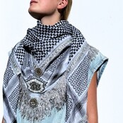 Scarf Izuskan Original two colour design scarf