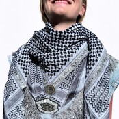 Sjaal Izuskan Original tweekleurige design sjaal