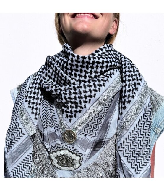 Sjaal Izuskan Original tweekleurige design sjaal