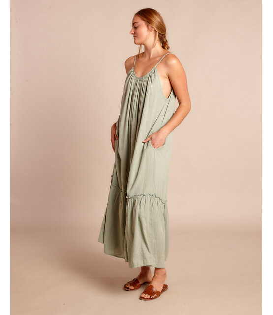 Lange Jurk Honolulu Seagreen