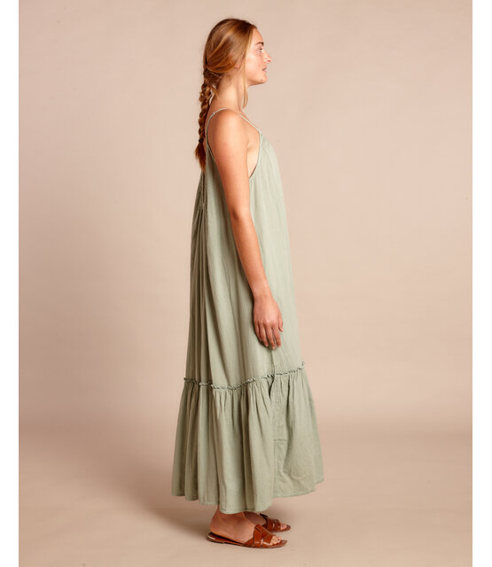 Vestido Largo Honolulu Seagreen