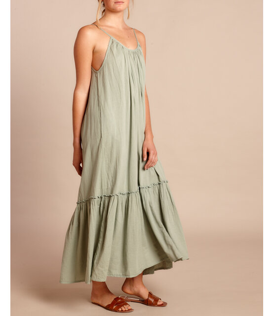 Lange Jurk Honolulu Seagreen