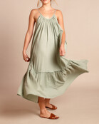 Vestido Largo Honolulu Seagreen