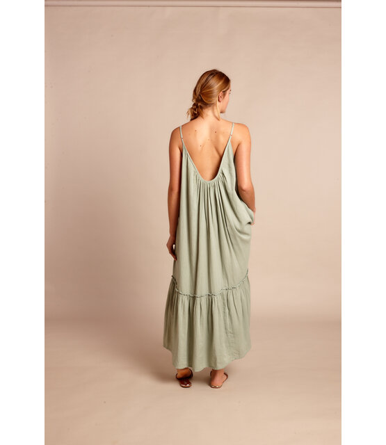Lange Jurk Honolulu Seagreen