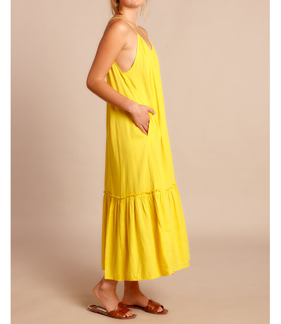 Vestido Largo Honolulu Yellow