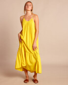 Langes Kleid Honolulu Yellow