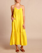 Langes Kleid Honolulu Yellow