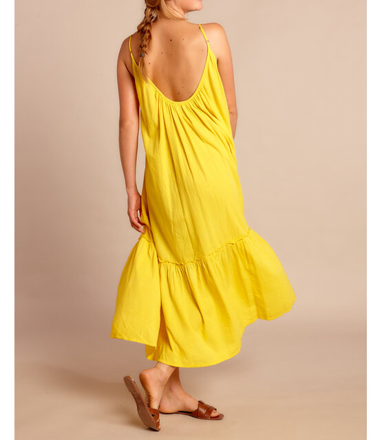 Vestido Largo Honolulu Yellow