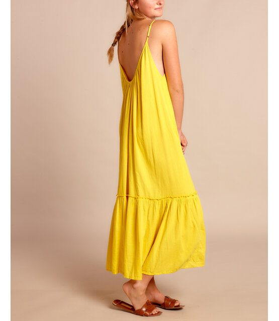 Langes Kleid Honolulu Yellow