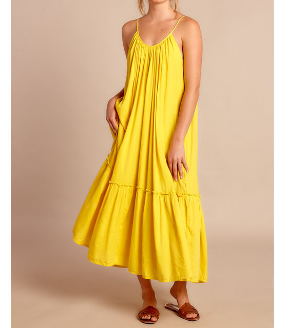 Vestido Largo Honolulu Yellow