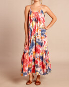 Langes Kleid Honolulu Tie dye Multi Langes Kleid Honolulu Tie dye Multi
