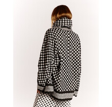 Kimono-Jacke black white