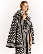 Kimono-Jacke black white