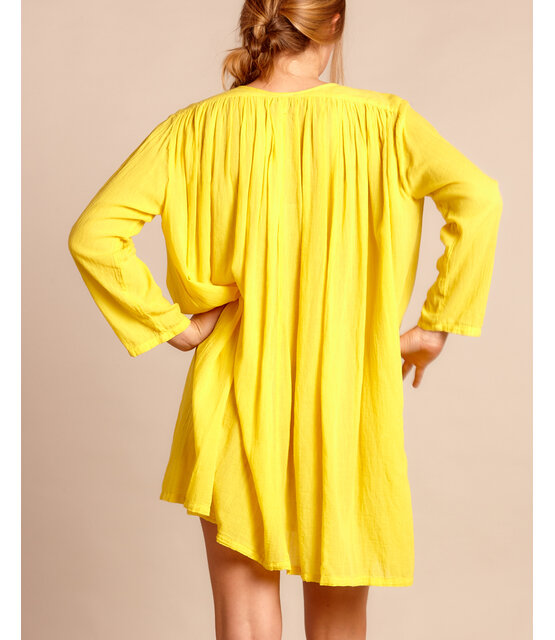 Kurzes Kleid Suzi yellow