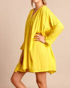 Kurzes Kleid Suzi yellow