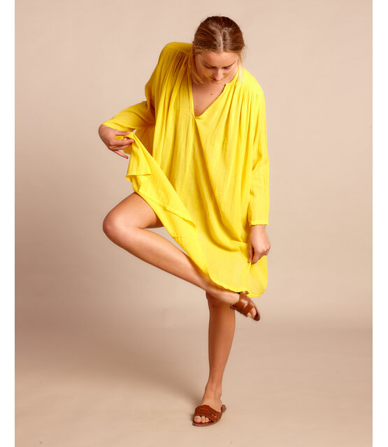 Kurzes Kleid Suzi yellow