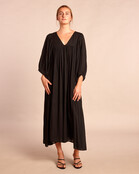 Langes Kleid Bondi Schwarz Langes Kleid Bondi Schwarz