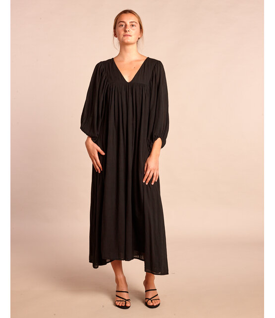 Langes Kleid Bondi Schwarz Langes Kleid Bondi Schwarz