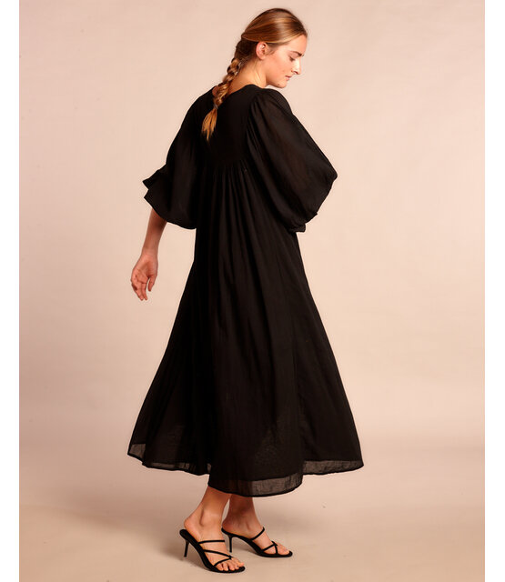 Langes Kleid Bondi Schwarz Langes Kleid Bondi Schwarz