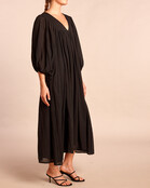 Langes Kleid Bondi Schwarz Langes Kleid Bondi Schwarz