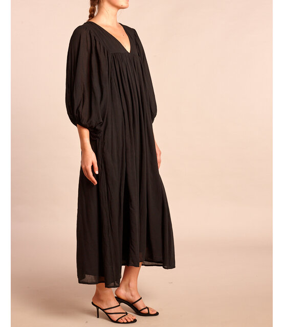 Langes Kleid Bondi Schwarz Langes Kleid Bondi Schwarz