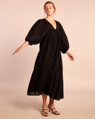 Langes Kleid Bondi Schwarz Langes Kleid Bondi Schwarz