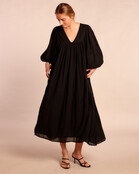 Langes Kleid Bondi Schwarz Langes Kleid Bondi Schwarz