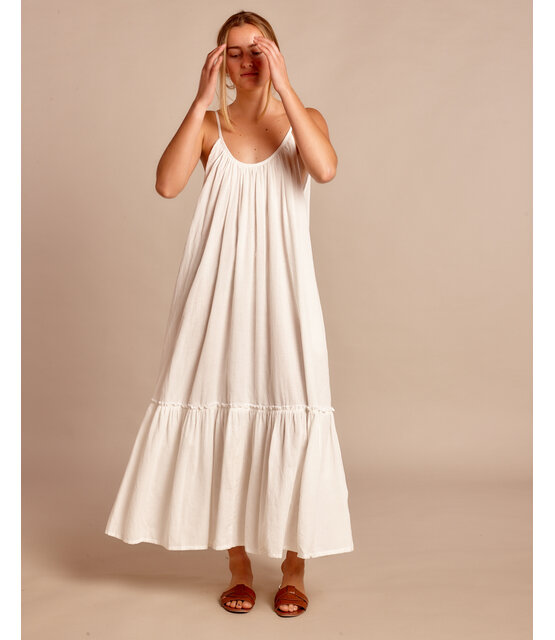 Langes Kleid Honolulu white