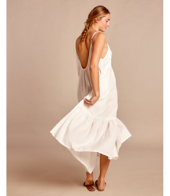 Langes Kleid Honolulu white