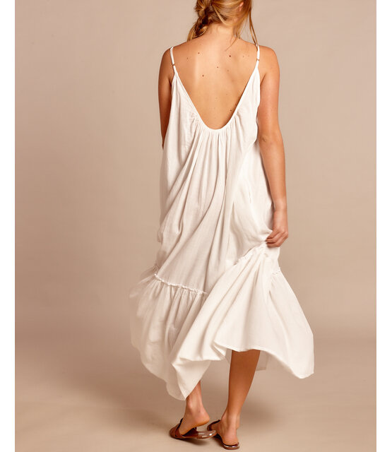 Langes Kleid Honolulu white