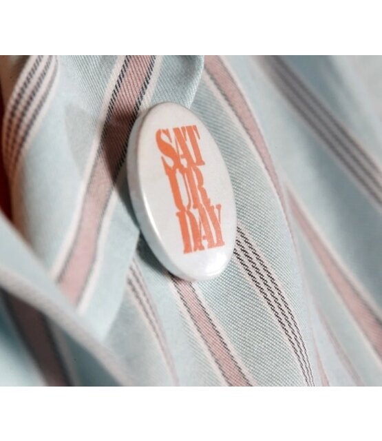 Blouse Summer  Striped  Blue pink