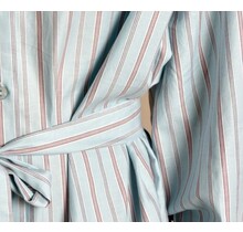 Blouse Summer  Striped  blue pink