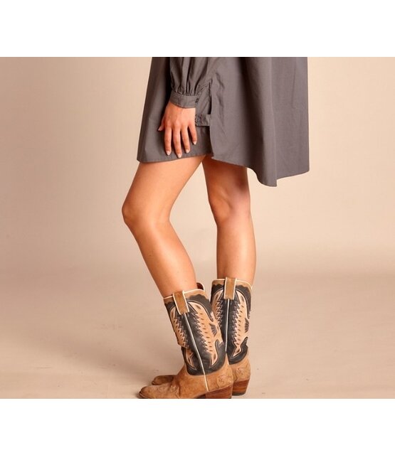 Blouse Summer Smoke Grey