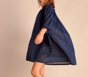 Kurzes Kleid Suzi Mitternachtsblau Kurzes Kleid Suzi Mitternachtsblau