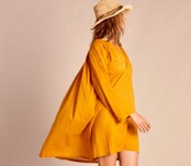 Kurzes Kleid Suzi Inka-Gold