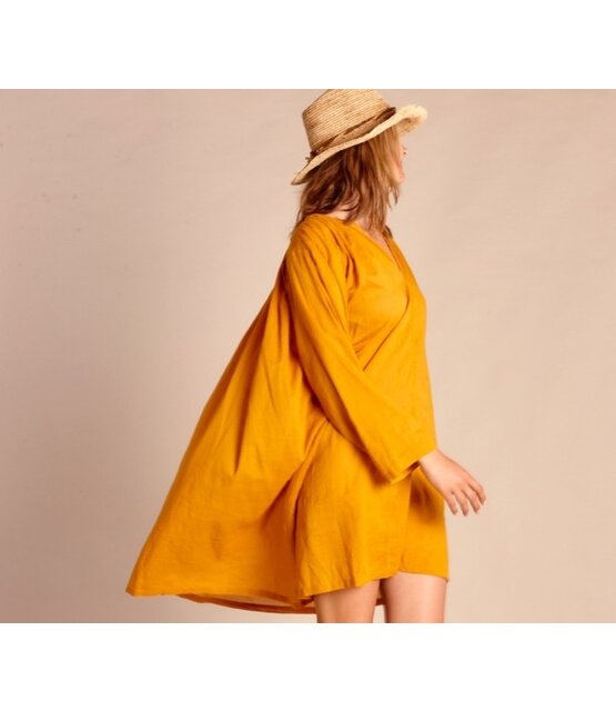 Kurzes Kleid Suzi Inka-Gold