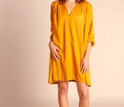 Vestido Corto Suzi Oro Inca