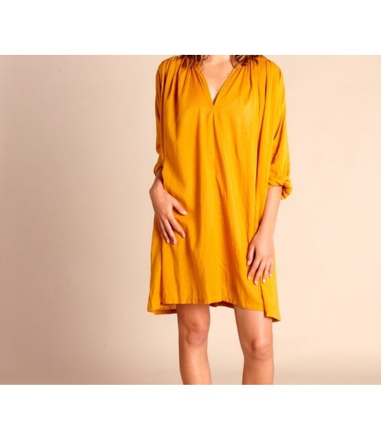 Vestido Corto Suzi Oro Inca