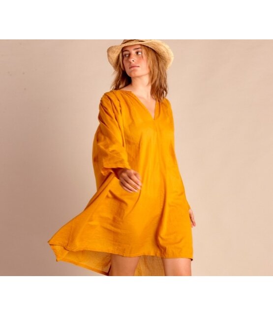 Kurzes Kleid Suzi Inka-Gold