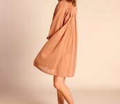 Kurzes Kleid Suzi Mokka-Mousse