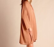 Kurzes Kleid Suzi Mokka-Mousse