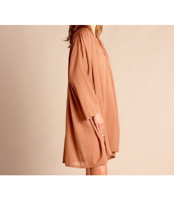 Vestido Corto Suzi Mousse De Moca