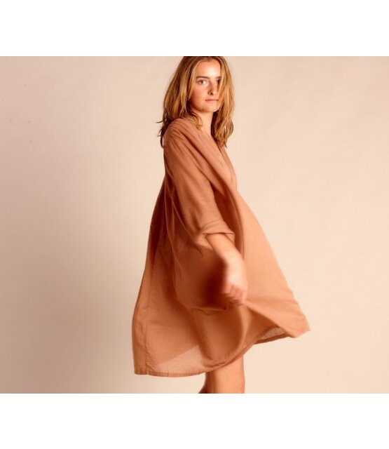 Kurzes Kleid Suzi Mokka-Mousse