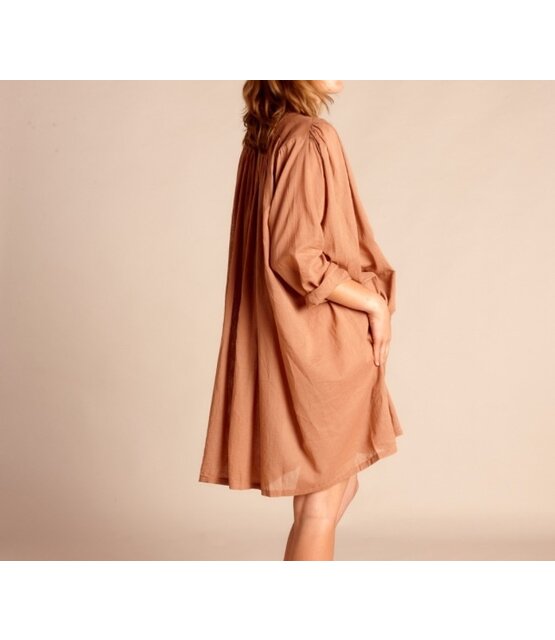 Korte Jurk Suzi Mocha Mousse