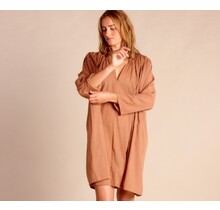 Kurzes Kleid Suzi Mokka-Mousse