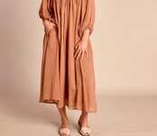 Langes Kleid Bondi Mocha Mousse