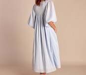 Lange Jurk Bondi Lavendelblauw Lange Jurk Bondi Lavendelblauw