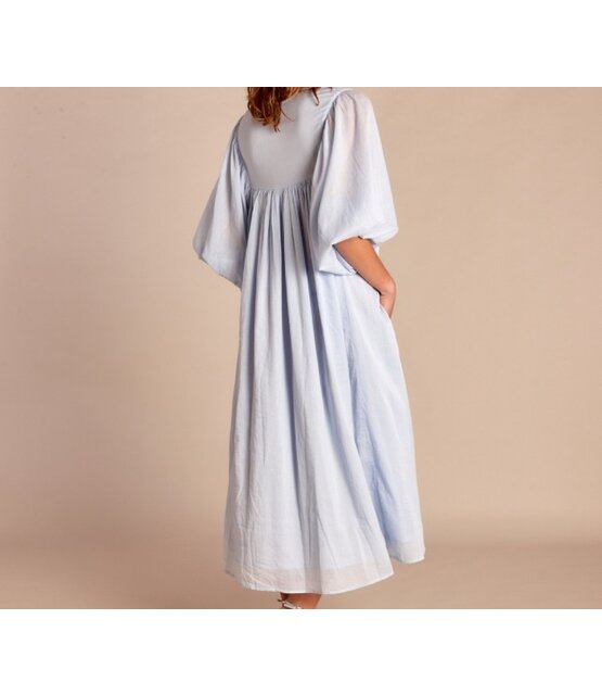 Lange Jurk Bondi Lavendelblauw Lange Jurk Bondi Lavendelblauw