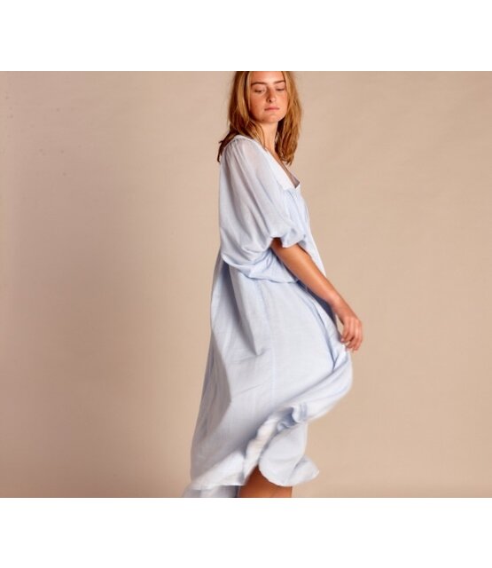 Lange Jurk Bondi Lavendelblauw Lange Jurk Bondi Lavendelblauw