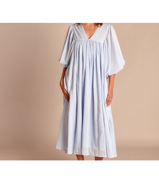 Lange Jurk Bondi Lavendelblauw Lange Jurk Bondi Lavendelblauw